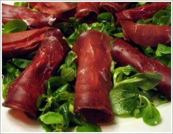 Involtini Bresaola, Philadelphia e Rucola