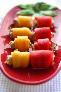 Involtini di peperoni