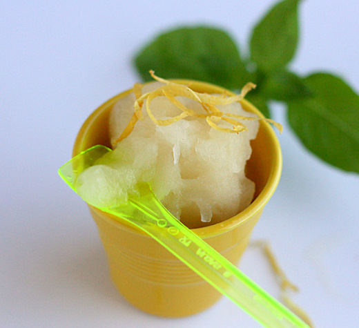 Granita al limone