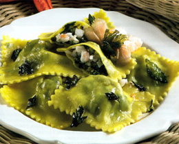 Ravioli agli scampi