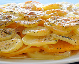 Tortino di zucca e patate