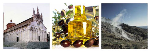 Colline Metallifere, Colline Montalbano e Colline Pisane