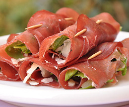 Involtini di bresaola e rucola