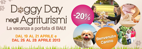 100 agriturismi per il Doggy Day: Benvenuti amici a quattro zampe!