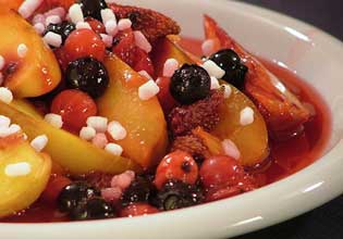 Macedonia estiva glassata