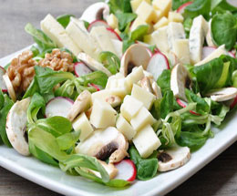 Insalata con formaggi all’agrodolce
