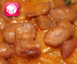 Tipicità Regionale:  Cresc Tajat con Fagioli – Marche