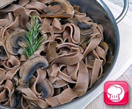 Tagliatelle Panna, Castagne e Funghi Porcini
