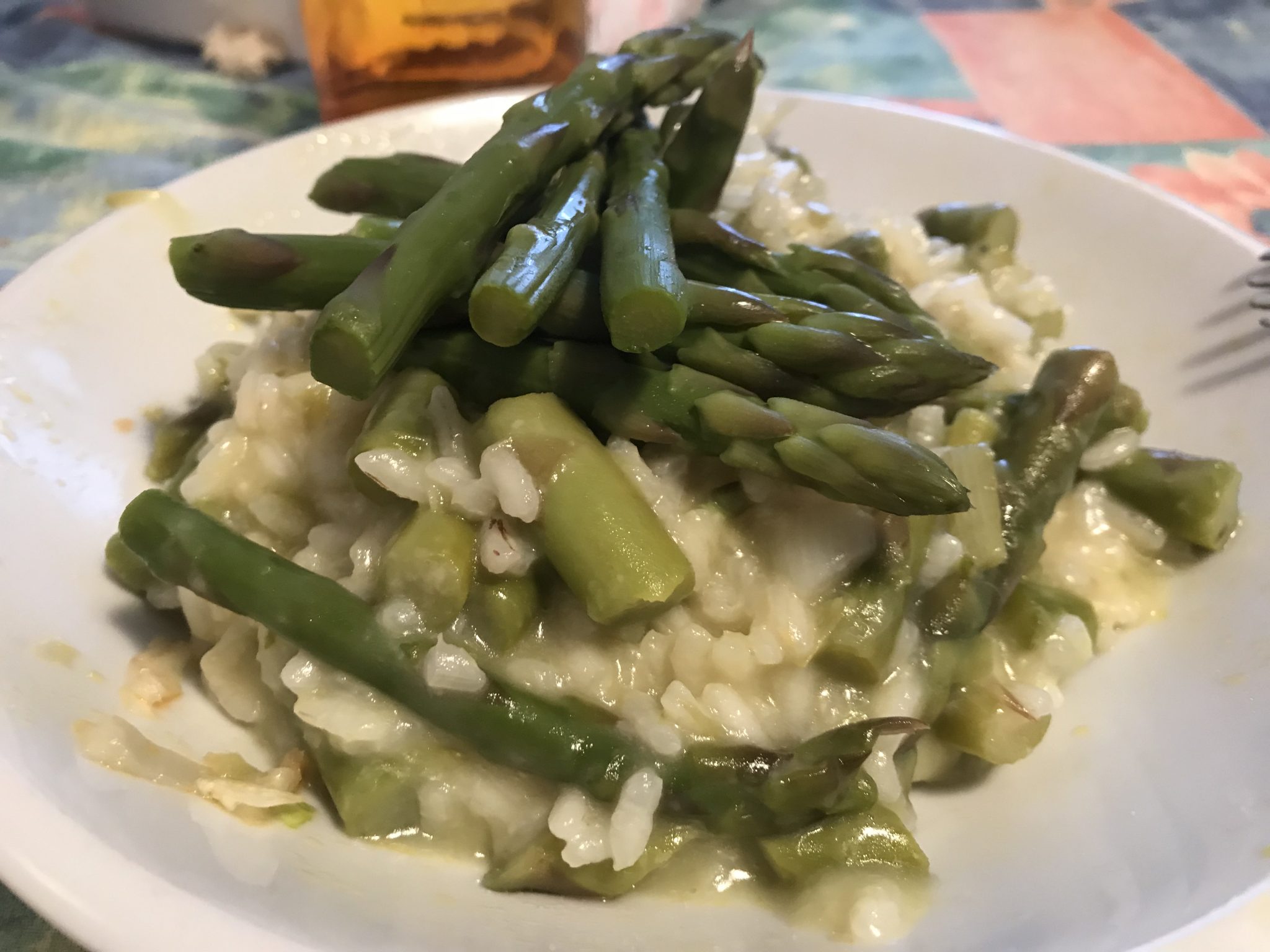Ricetta del risotto con gli asparagi verdi
