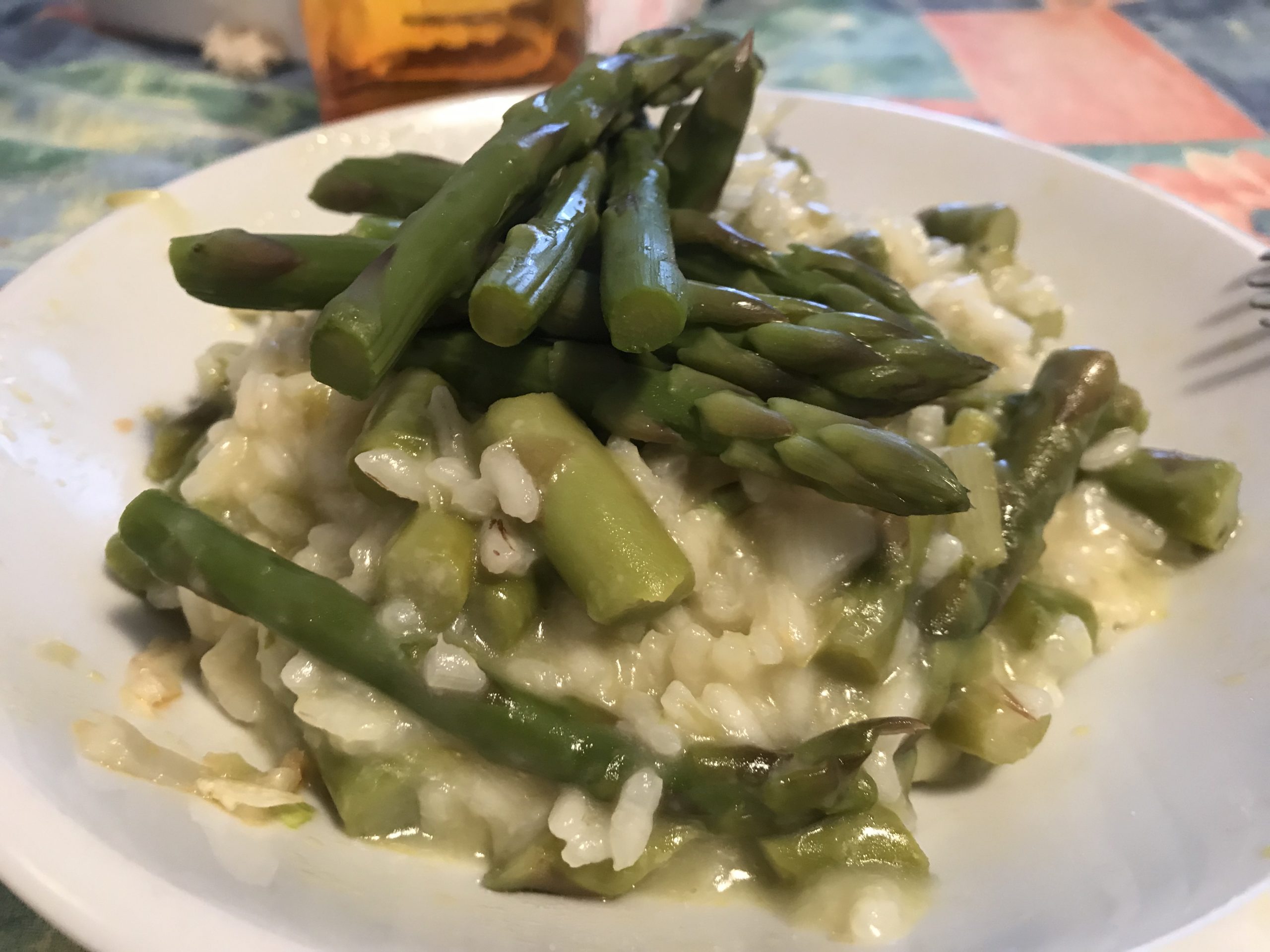 Ricetta del risotto con gli asparagi verdi