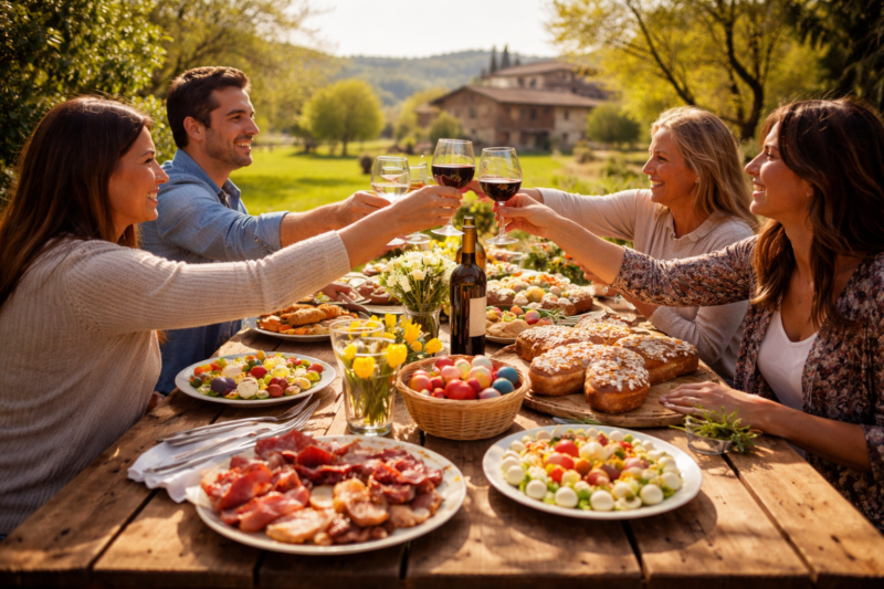Pranzo di Pasqua all’agriturismo