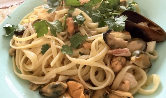 Ricetta delle linguine alle cozze