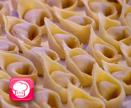 Regional food specialty: Tortellini - Emilia Romagna