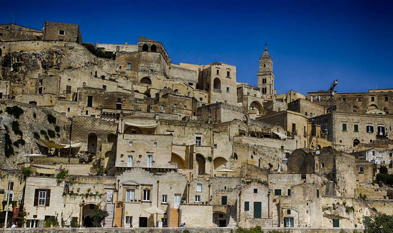 Sassi di Matera al tramonto, Basilicata